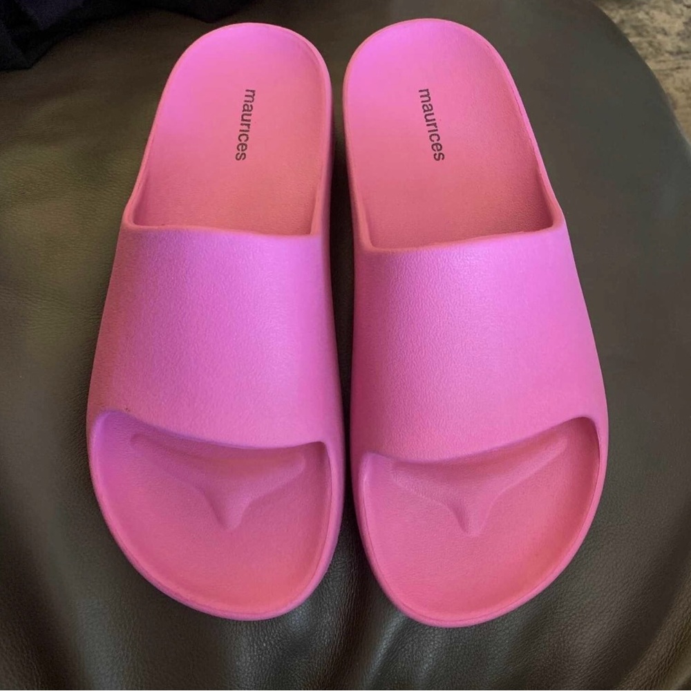 Maurices Vibrant Pink Mules